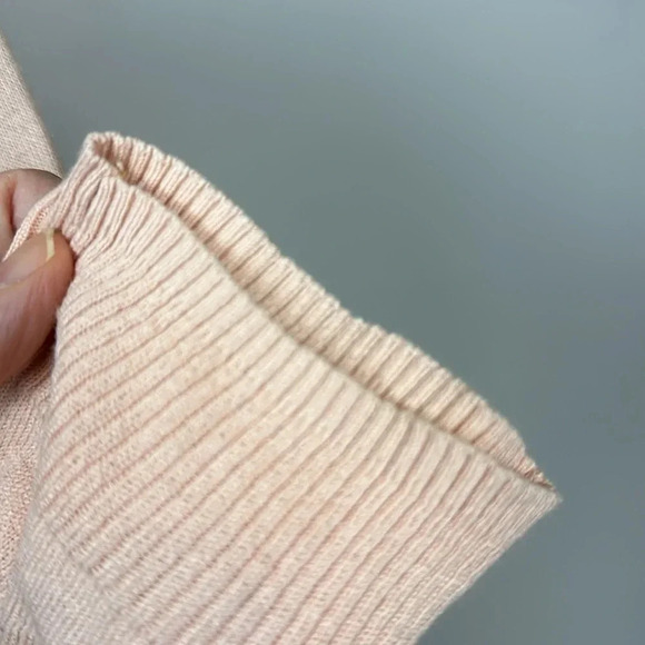 Elle fine knit cotton/rayon sweater with embellishment - Picture 4 of 14